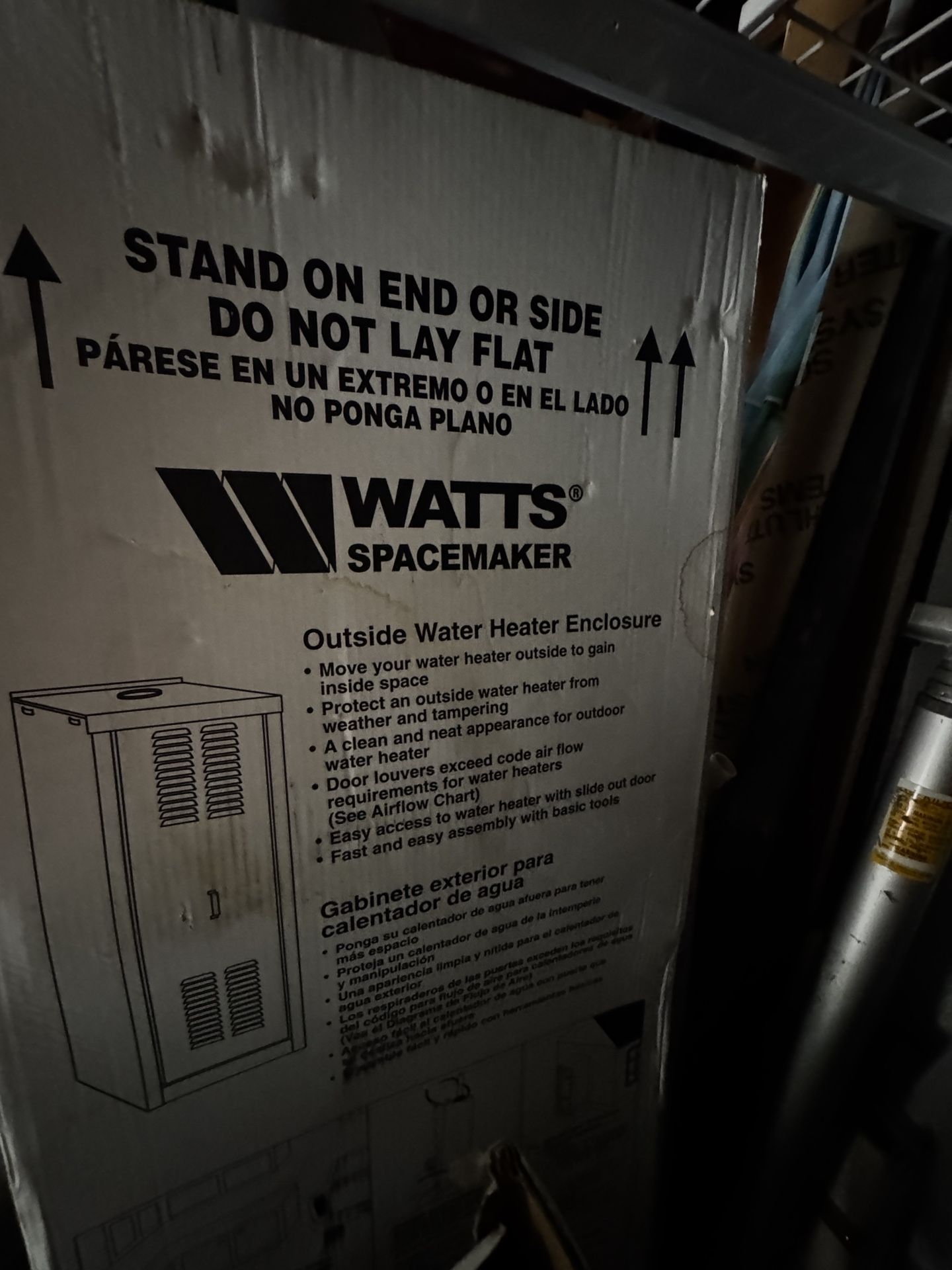 New In Box- Water Heater Outdoor Enclosure