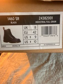 Dr. Martens 1460 SR Black Boots Size US 9