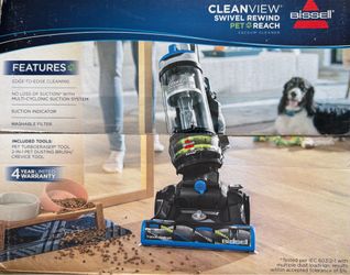 New in Box Bissell Clean View Swivel Rewind Pet Reach