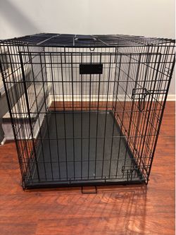 XL metal dog crate