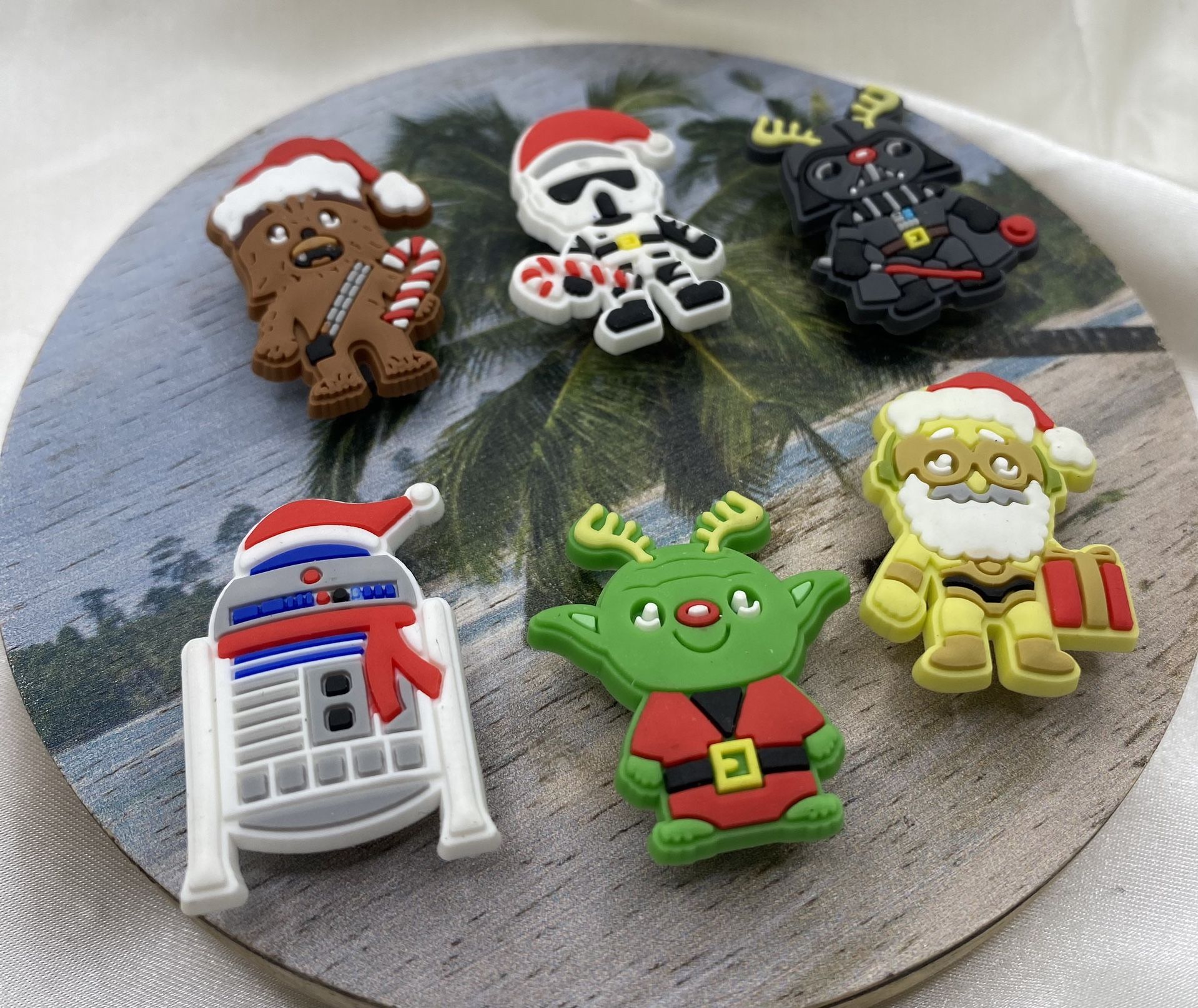 Christmas Star Wars Shoe Charms Yoda shoe charm