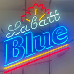 Labatt Blue Neon Beer Sign