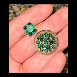 vintage rhinestone brooch