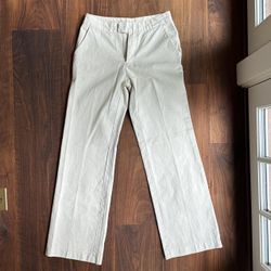 Brandy Melville Women's Cream and Tan Trousers (75201)11