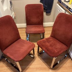 MCM Dining Chairs Designed By Milo Baughman For Design Institute Of America 