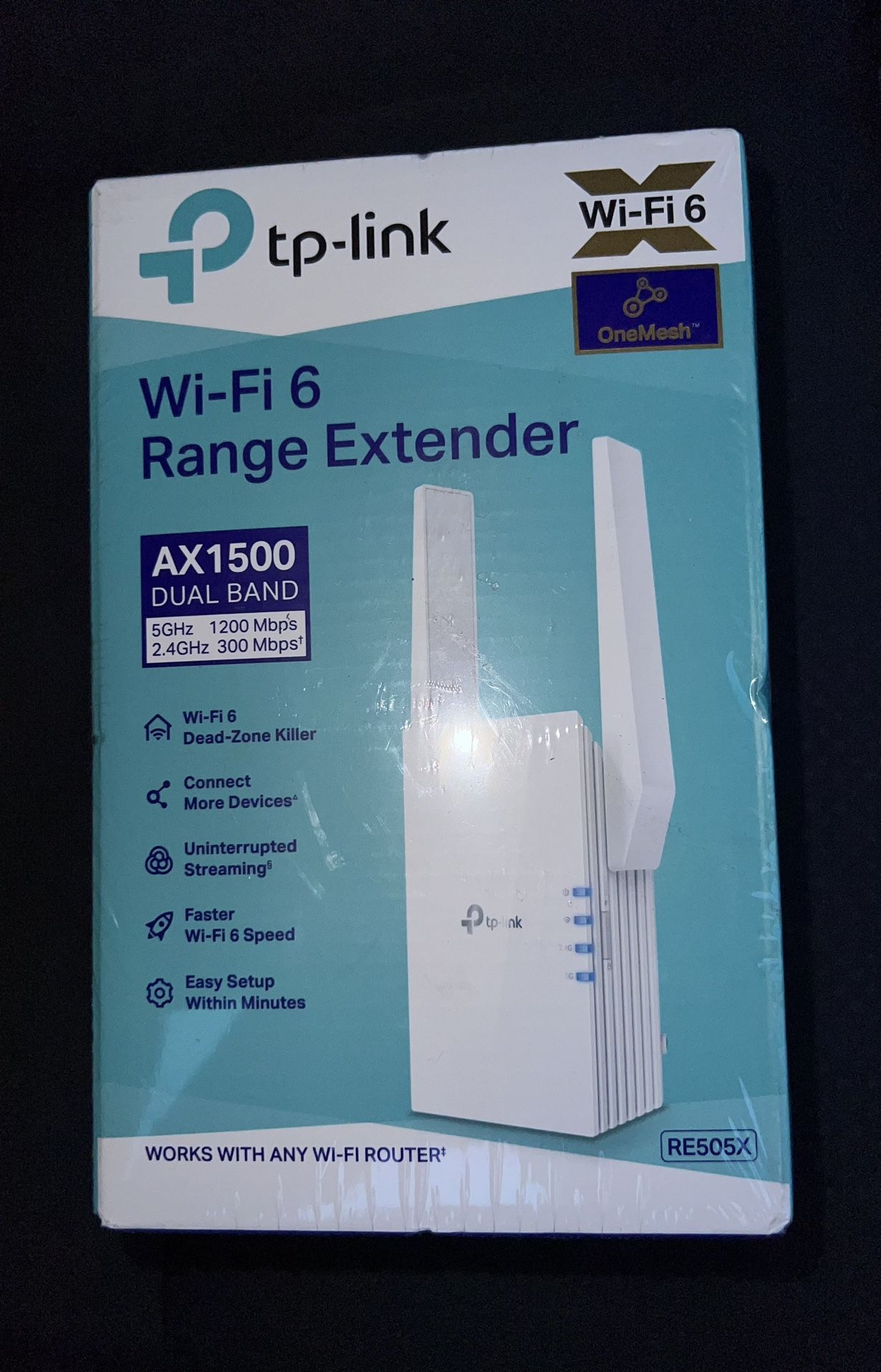 TP-LINK Wi-Fi 6 Range Extender Adapter