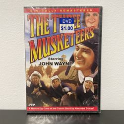 The Three Musketeers DVD Movie NEW SEALED John Wayne Remastered Lon Chaney 1933
