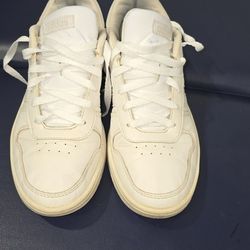 adidas Cream and White Athletic Shoes