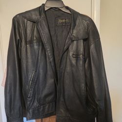Genuine Leather Jacket Size Large