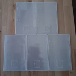 5 Used Empty Nintendo Switch Game Cases