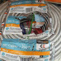 New MC Metal Clad Cable 10/3