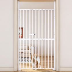 White 71'' Extra Tall Pet Gate