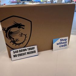 Msi GF63 Thin Gaming Laptop New-$25 DOWN Today-NO Credit Payment Plan Options