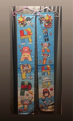 One Piece Happy Birthday Banner