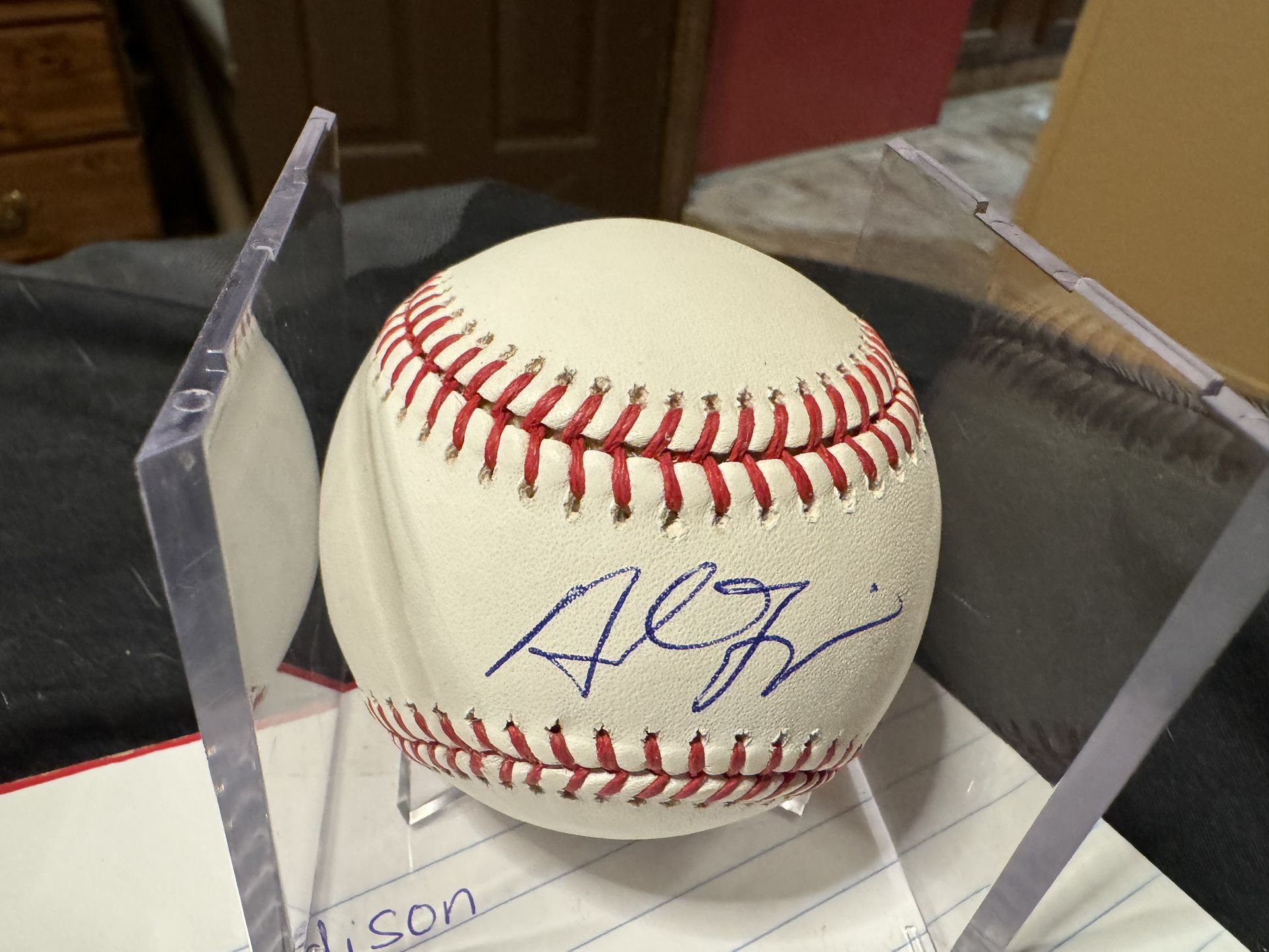 Adam Frazier Autographed Ball