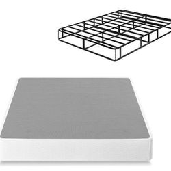 Metal smart box spring, mattress foundation

with bedding rails