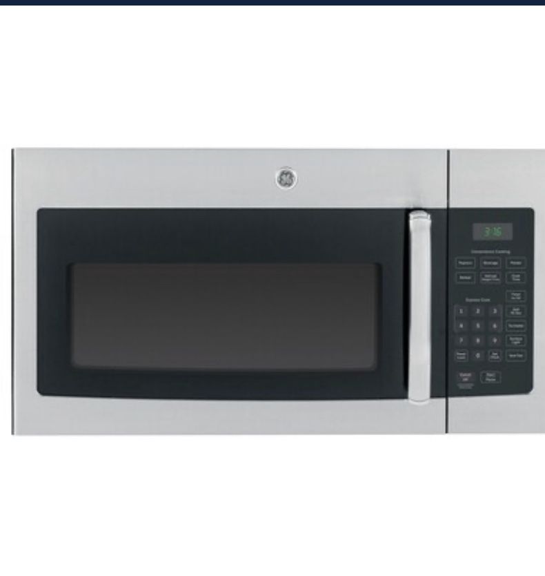 GE Stainless over the range microwave. Brand new