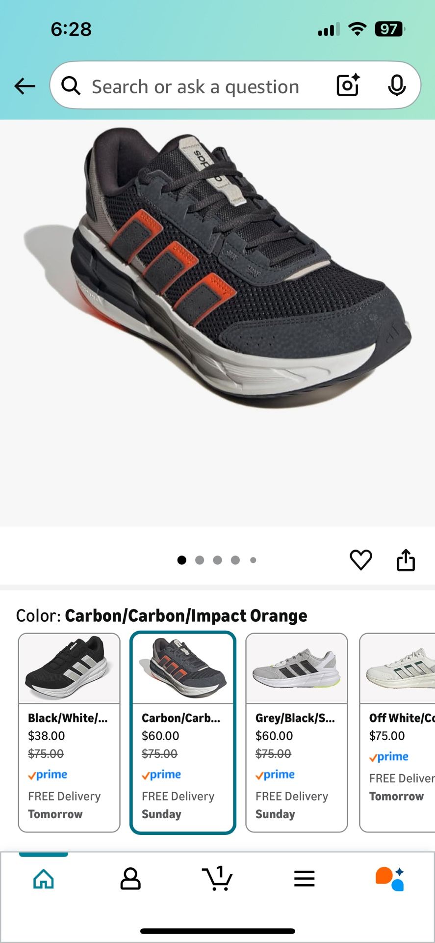 Addidas Astrastar size 10 New in Box