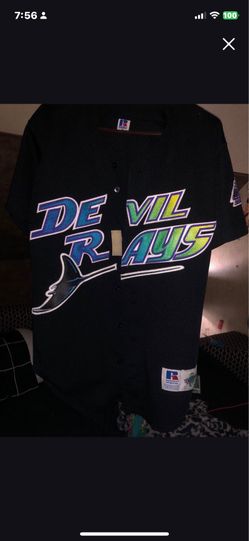 Vintage Tampa bay devil rays Russell Athletic Jersey - size 40 (medium) - 1998