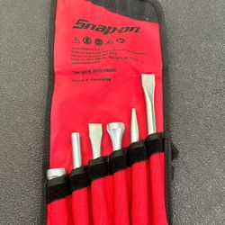 Snap On 6 Pc Air Hammer Bit Set 