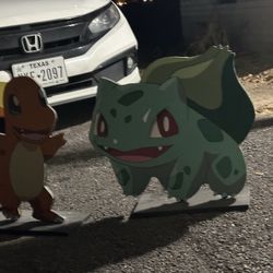 Bulbasaur Pokemon Wood Cutout Decor