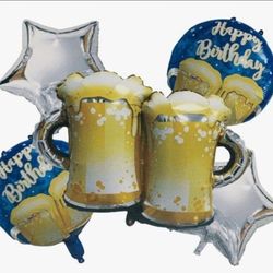 Bouquet drink and cheers 6 pieces balloons