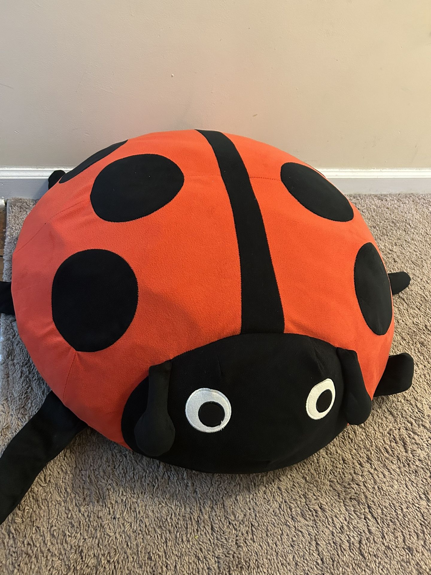 IKEA Sagosten LADYBUG Ladybird RED Cushion COVER and AIR PILLOW INSERT Kids