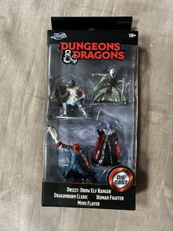 Jada Toys Dungeons & Dragons Die-Cast Metal Collectible Figures 4-Pack