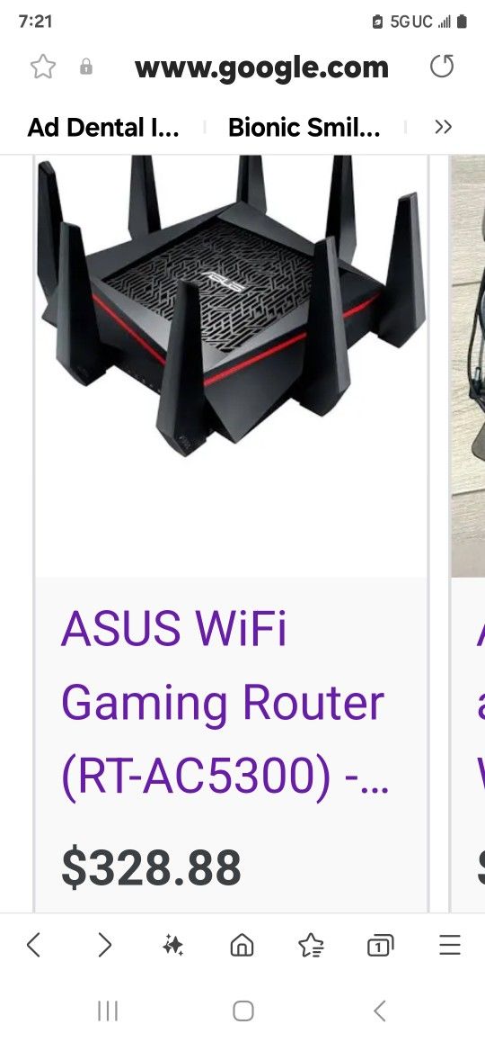 Asus 5300 Gaming Fast Tri Band Router