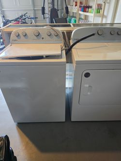 Whirlpool washer and dryer
