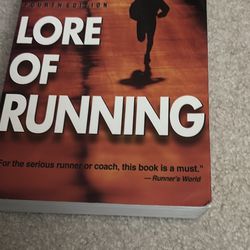 The Lore Of Running Book