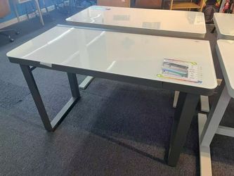 Tresanti Aurora 47ịẠỊi Adjustable Height Desk with LED Lighting,$180