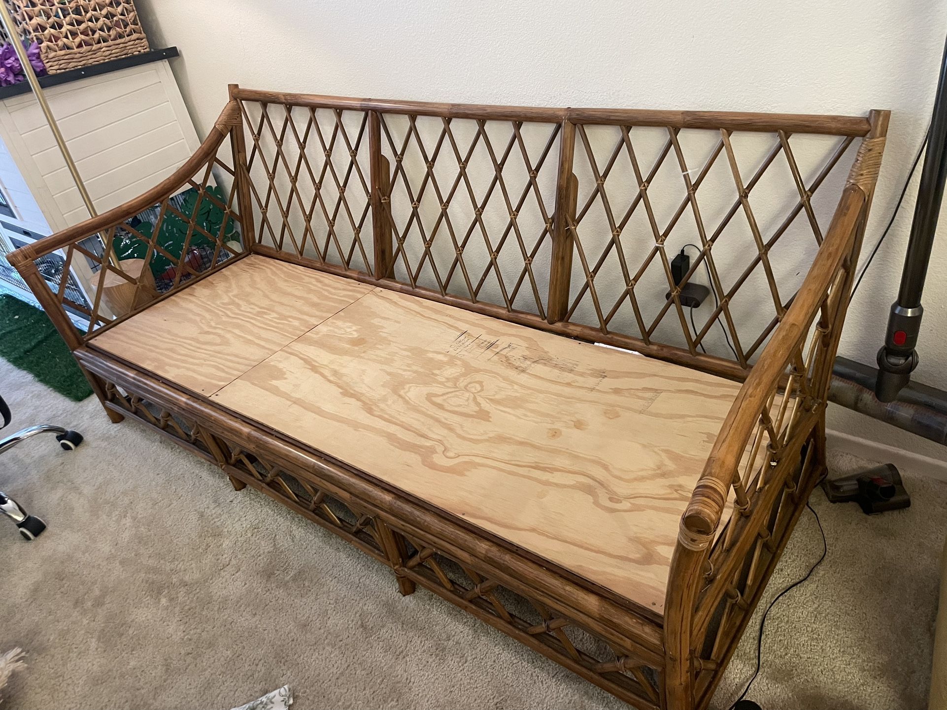 Rattan Couch Frame Without Cushions - San Diego Rattan
