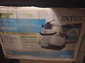 Intex Crystal Clear SX925 Sand Filter Pump with pool sand