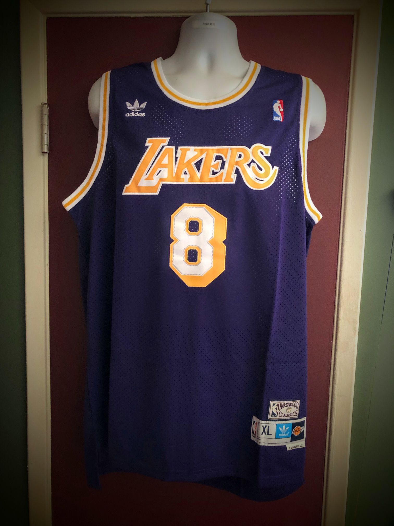 Los Angeles Lakers #8 Kobe Bryant Purple Rookie NBA Jersey