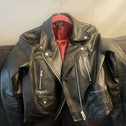 Leather Jacket Size M