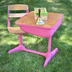 Vintage School Desk