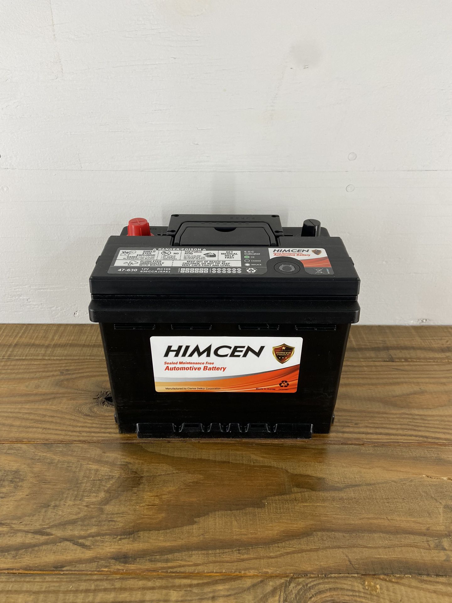 New Car Battery Group Size 47 - $140