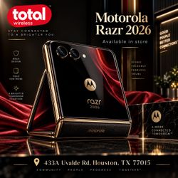 Motorola Razr 2026 | Luxury Foldable Smartphone - Houston