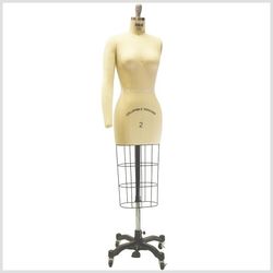 Mood Brand Half Body Dress Form Size 2 (Includes Two Arms)