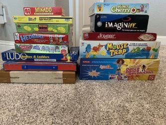 Lot of 13 Board Games and Card Games
