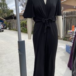 Black Jumpsuit - Missy Size 8
