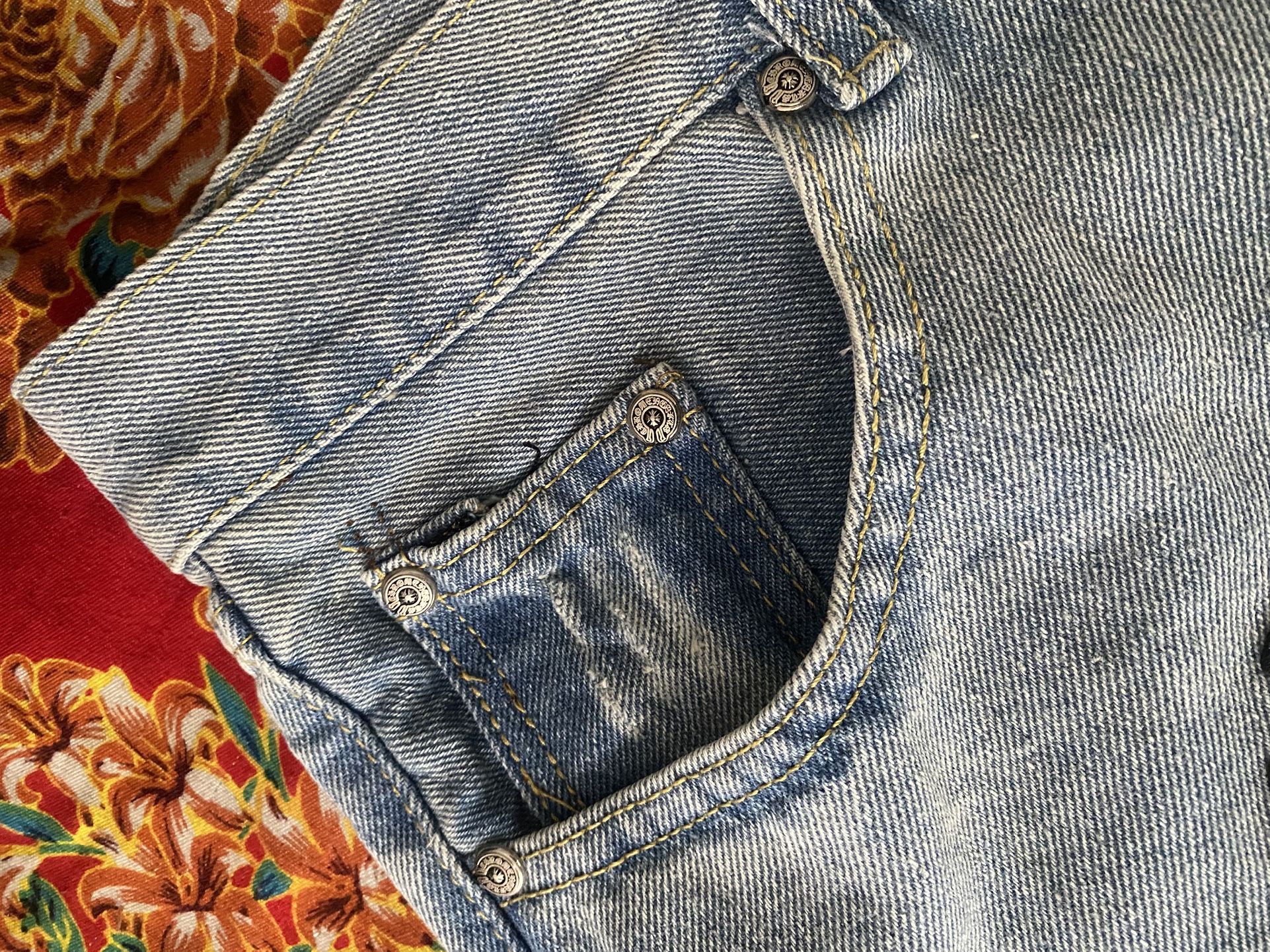 Chrome Heart Jean Shorts