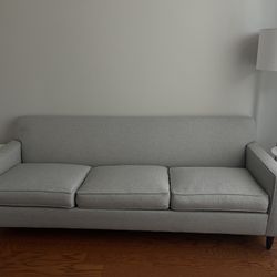 Used Ethan Allen 3-seat Sofa Gray