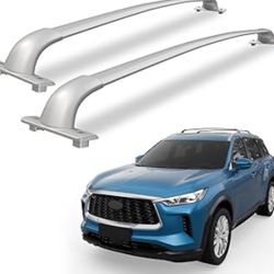 165lbs Aluminum Roof Rack Cross Bars Compatible for 2013-2018 Infiniti QX60 JX35 Rooftop Luggage Carrier Rack for Bike Canoe Kayak Cargo Box Brand new