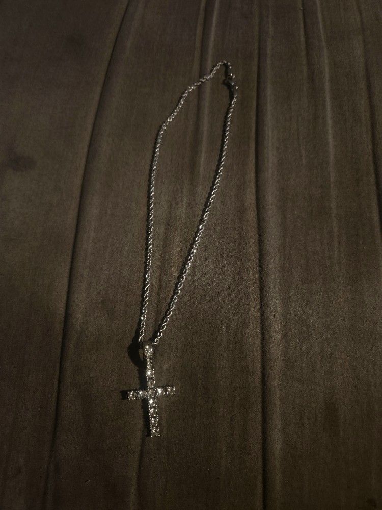 Silver Cross Necklace