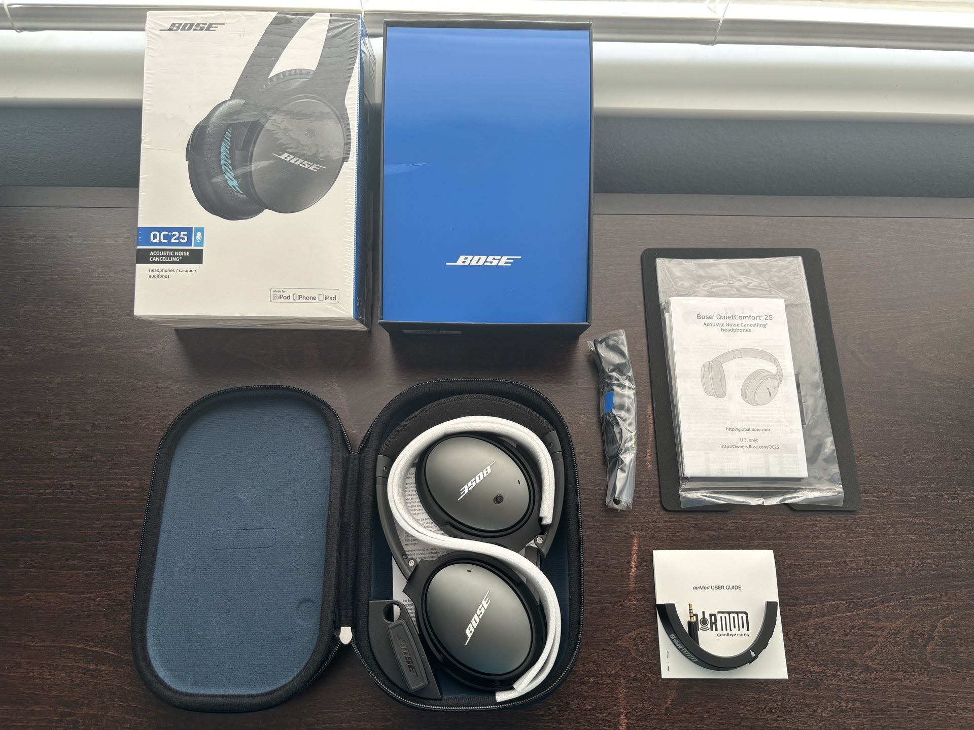 Bose QC25 w/ Wireless Adapter