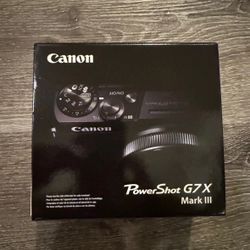 NEW Canon PowerShot G7 X Mark III - 20.1MP Point & Shoot Digital Camera - Black