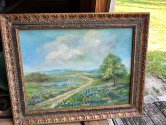 Painting of a view of the country