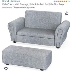 Toddler Kids Couch Gray Originally $166